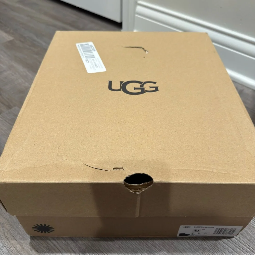 UGG Classic Ultra Mini Platform Black Suede Boots